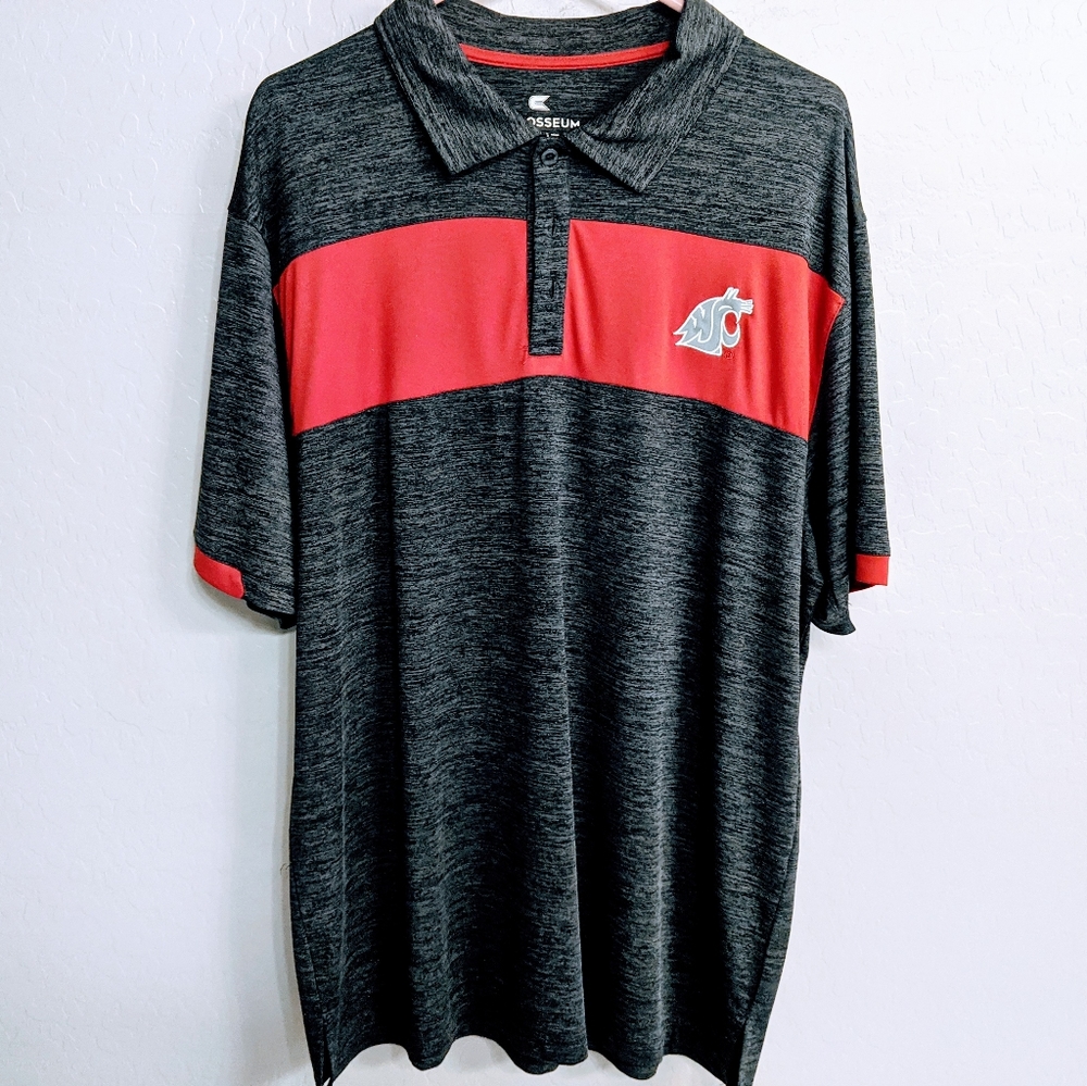 Washington State Cougars Colloseum Sport Polo XL Men